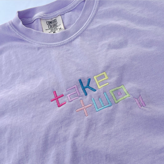 Take Two BTS Embroidered T Shirt